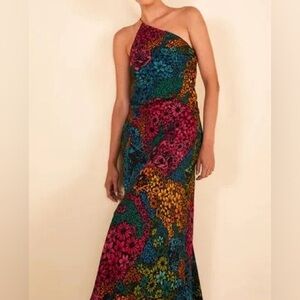 FARM Rio Vibrant One-Shoulder Dress